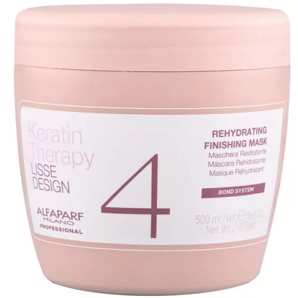 Alfaparf Milano Keratin Therapy Lisse Design, nawilżająca maska do włosów, 500ml
