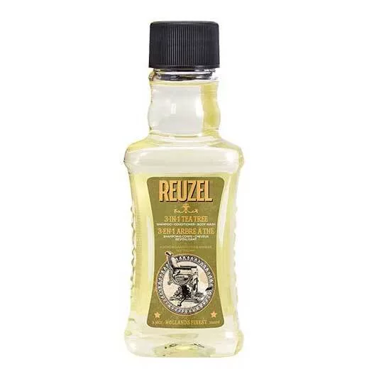 Reuzel 3in1 Tea Tree, żel pod prysznic/szampon/odżywka, 100ml