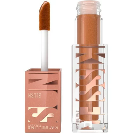 Maybelline New York Sunkisser Blush, róż do policzków w płynie, 11 Electric, 4,7ml