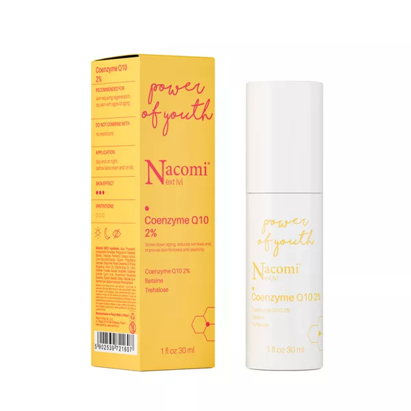 Nacomi Next level, serum do twarzy z koenzymem Q10 2%, 30ml