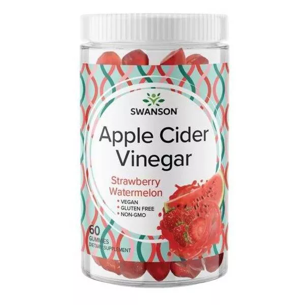 Swanson Apple Cider Vinegar tru-arbuz 60 gumisiów