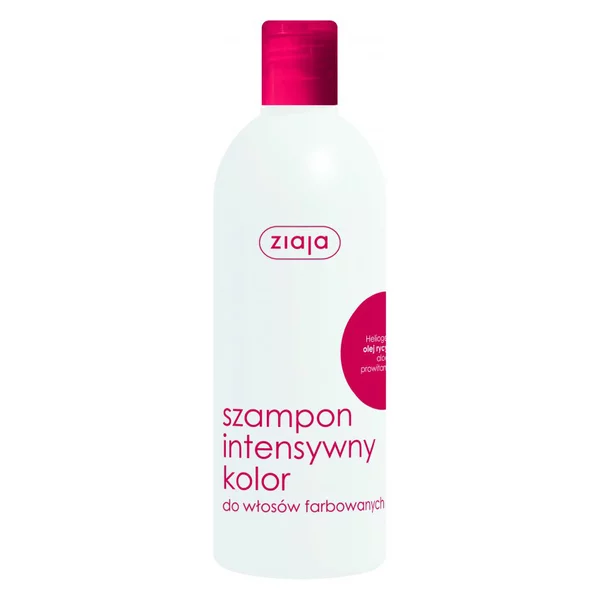 Ziaja, szampon do włosów Intensywny Kolor z olejem rycynowym, 400ml