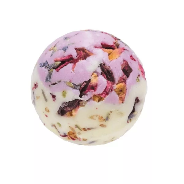 Bomb Cosmetics, kremowa kuleczka do kąpieli, Dzika Róża, 30g