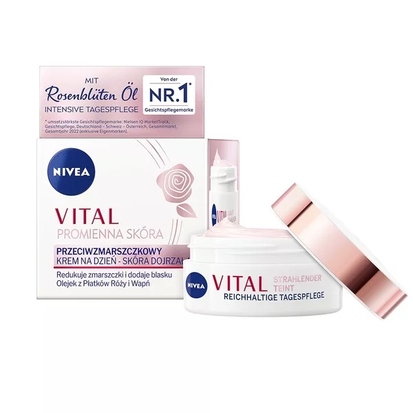 Nivea Vital Promienna Skóra przeciwzmarszczkowy krem na dzień 50ml