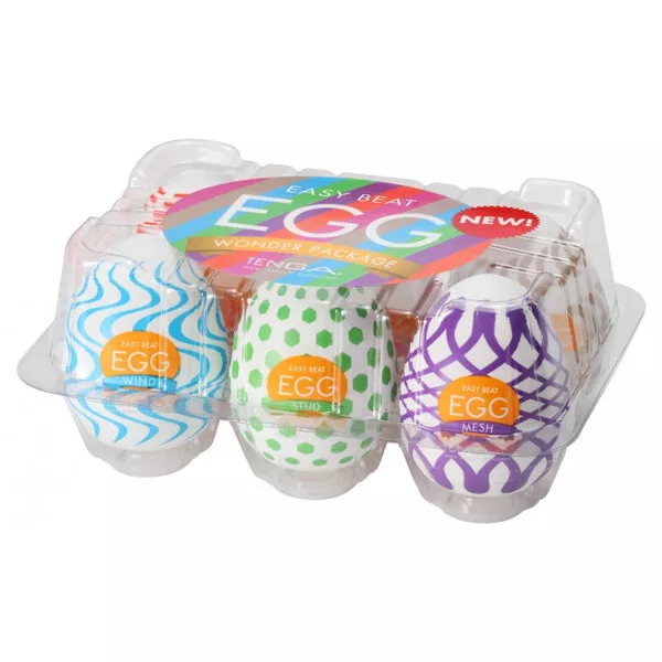 Tenga 6 Styles Easy Beat Egg Wonder Package zestaw 6 jednorazowych masturbatorów w kształcie jajka