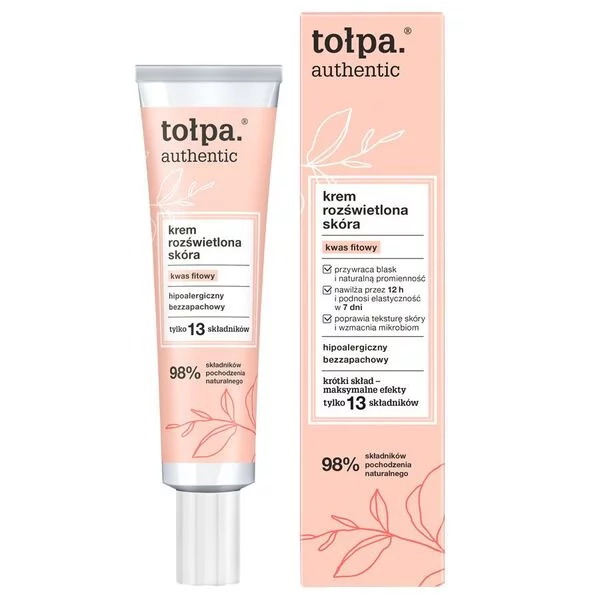 Tołpa Authentic, krem rozświetlona skóra, 40ml