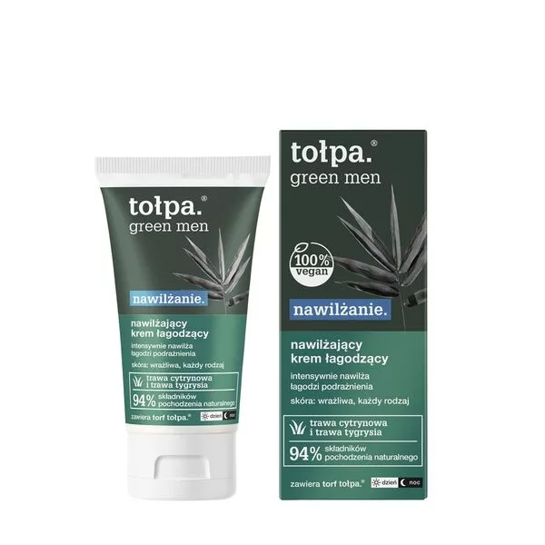 Tołpa Green Men, nawilżający krem łagodzący, 50ml