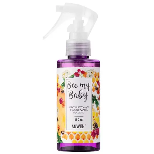 Anwen, spray ułatwiający rozczesywanie, dla dzieci, Bee My Baby, 150ml