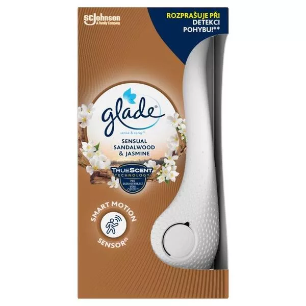 Glade sense & spray - Sensual Sandalwood & Jasmine - automatyczny odświeżacz powietrza, 18ml