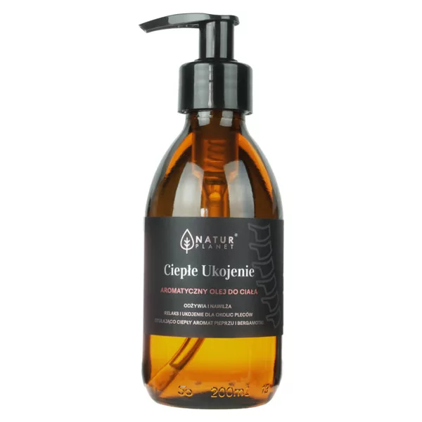 NaturPlanet, Ciepłe ukojenie, olejek do masażu, 200ml