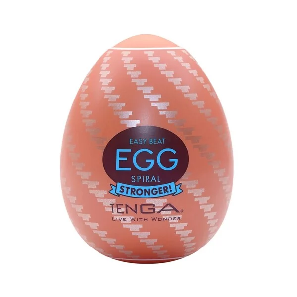 Tenga Easy Beat Egg Spiral Strober jednorazowy masturbator w kształcie jajka