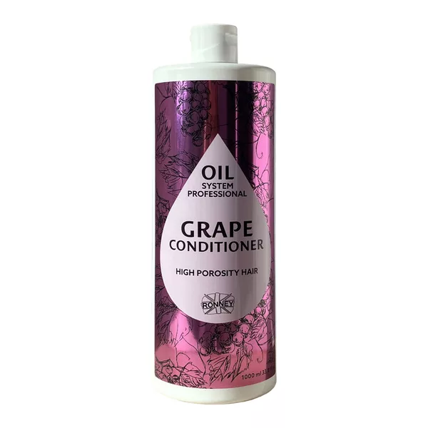 Ronney Professional Oil System High Porosity Hair - Odżywka grape, 1000ml