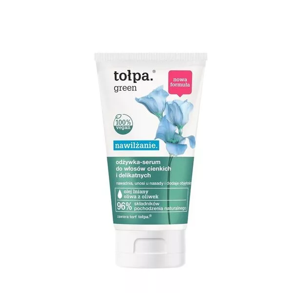 Tołpa Green, nawilżająca odżywka - serum do włosów cienkich i delikatnych, 150ml
