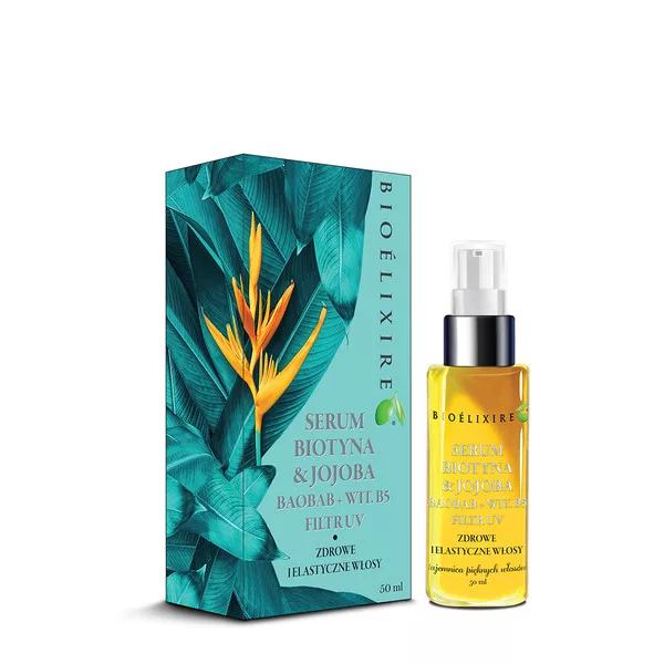 Bioelixire, serum biotyna & jojoba + filtr UV, 50ml