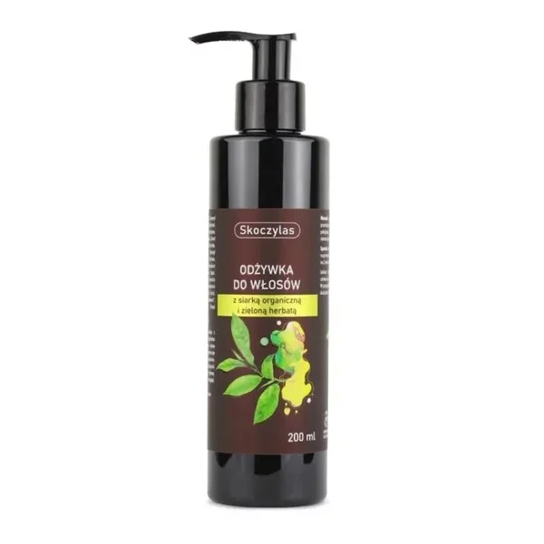 Skoczylas Odżywka do włosów z siarką organiczną i zieloną herbatą 200ml