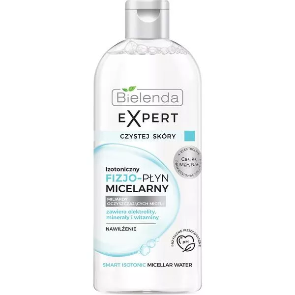 Bielenda Expert Czystej Skóry Izotoniczny Fizjo-płyn Micelarny Nawilżenie, 400ml