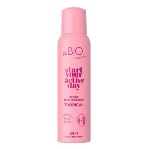 BeBio Ewa Chodakowska Start Your Active Day naturalny dezodorant w sprayu Velvety 125ml (W)