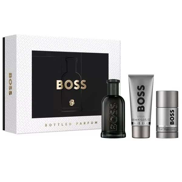 Hugo Boss Boss Bottled zestaw dla mężczyzn: woda toaletowa 100ml + żel pod prysznic 100ml + dezodorant w sztyfcie 75ml