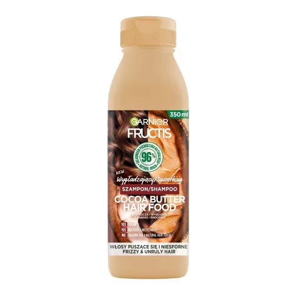 Garnier Fructis Cocoa Butter Hair Food wygładzający szampon 350ml