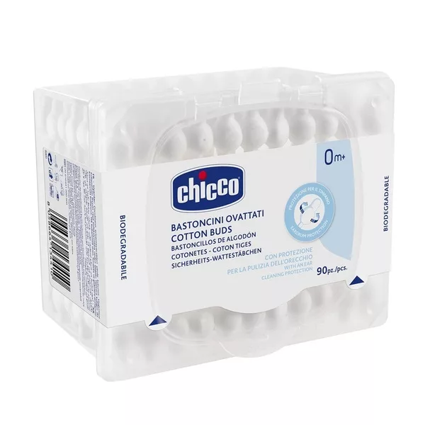 Chicco Patyczki do uszu dla dzieci od 0m+ 90szt.