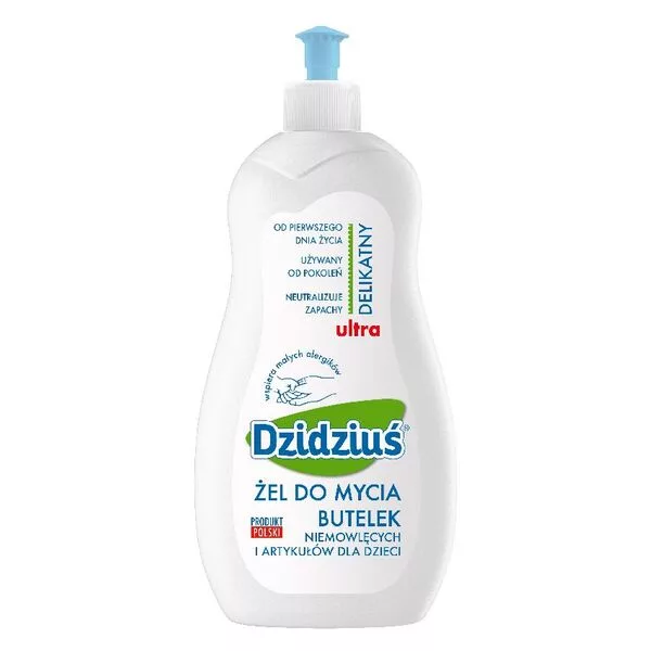 Dzidziuś Ultra delikatny żel do mycia butelek 500ml