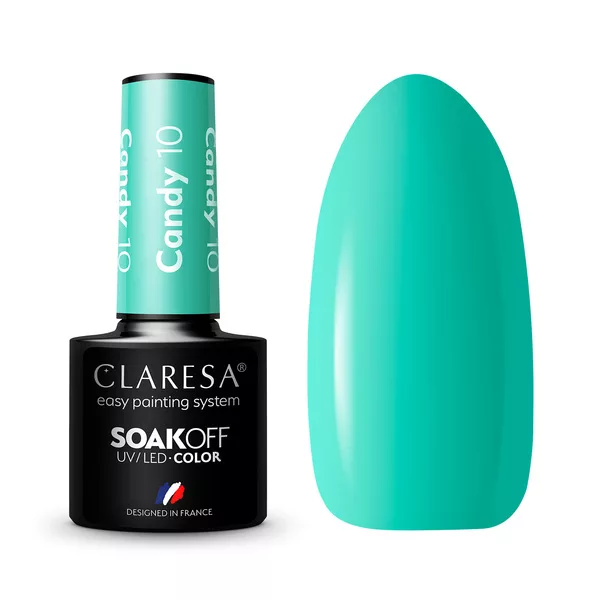 Claresa, Lakier hybrydowy, CANDY 10, 5g