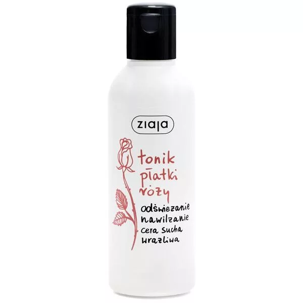 Ziaja Płatki Róży, tonik do twarzy, 200ml