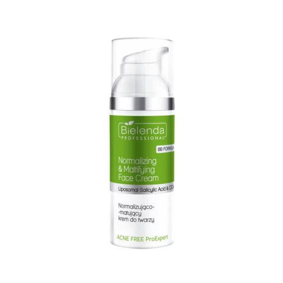 Bielenda Professional Is Acne Free, ProExpert normalizująco-matujący krem do twarzy, 50ml