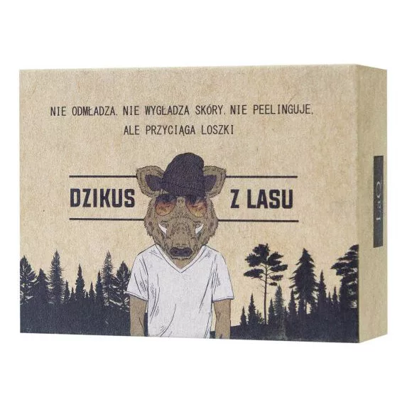 LaQ Dzik, mydło dla facetów w kostce, 85ml