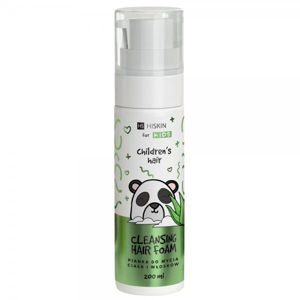 HiSkin Kids pianka do mycia ciała i włosów Aloes 200ml