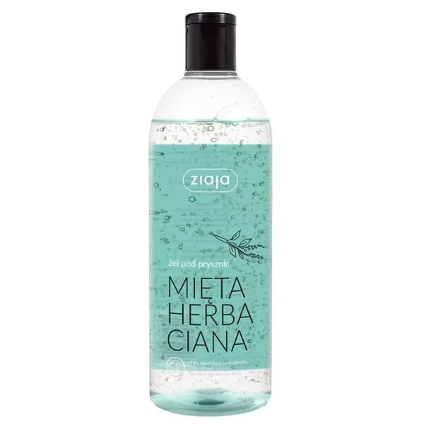 Ziaja, wegański żel pod prysznic, Mięta Herbaciana, 500ml