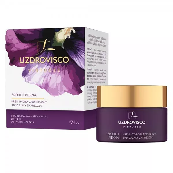 Uzdrovisco Virtuose Źródło Piękna krem hydro-ujędrniający spłycający zmarszczki 50ml