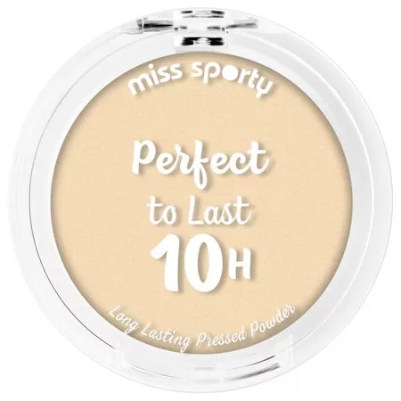Miss Sporty Perfect To Last 10H długotrwały puder w kamieniu 010 Porcelain 9g