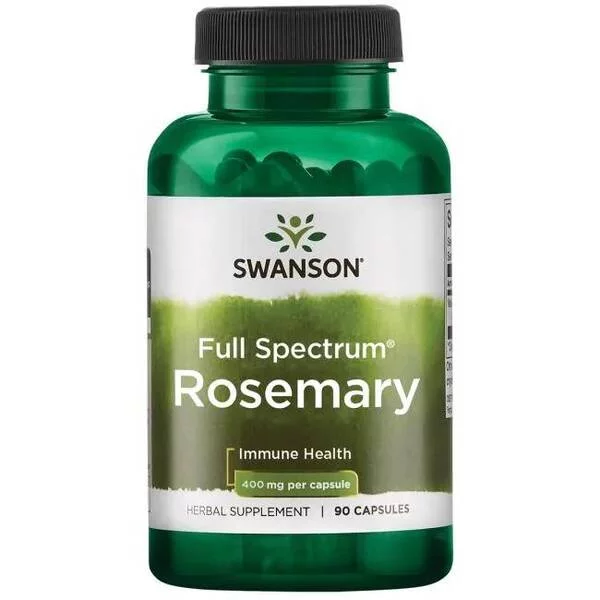 Swanson Rozmaryn 400mg 90 kaps
