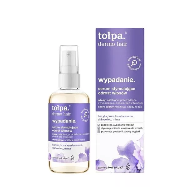 Tołpa Dermo Hair, wypadanie wzmacniające serum stymulujace odrost, 100ml