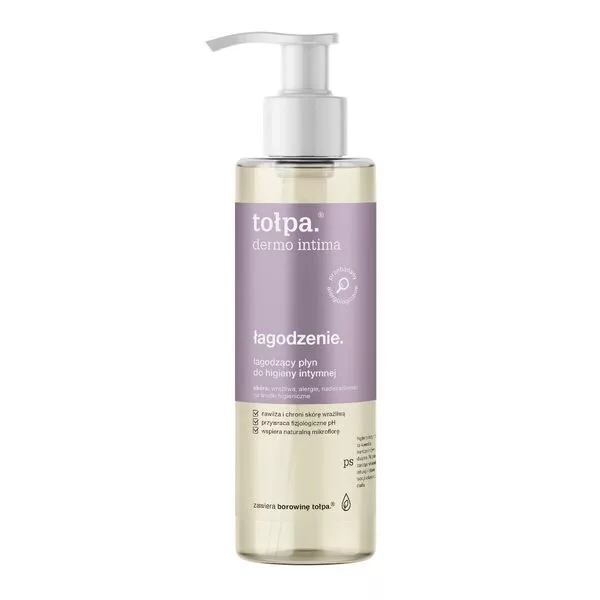 Tołpa Dermo Intima, łagodzący płyn do higieny intymnej, 195ml