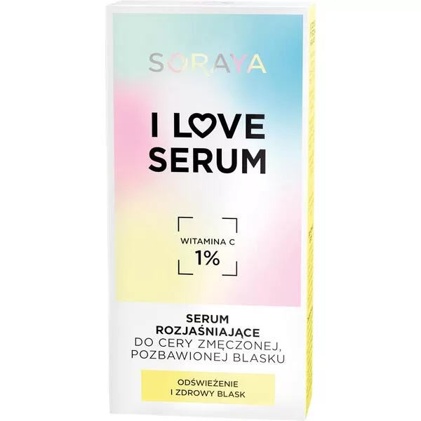 Soraya I Love Serum, Serum rozjaśniające, 30ml