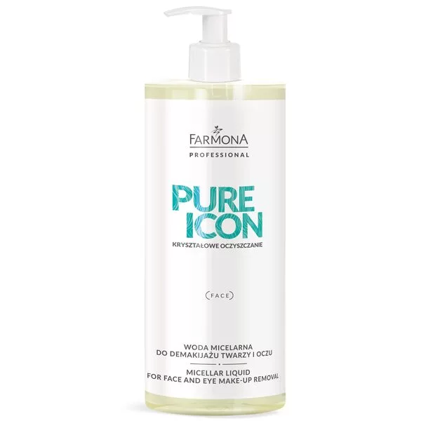 Farmona Professional Pure Icon, Woda micelarna do demakijazu twarzy i oczu, 500ml