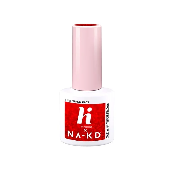 hi hybrid, lakier hybrydowy, 5ml, #203 Red Elements