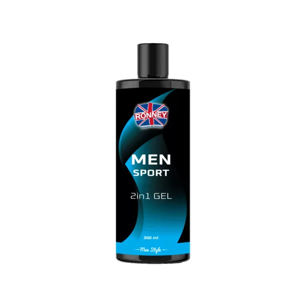 Ronney Professional Men 2in1 Sport, szampon i żel pod prysznic 2w1, 300ml