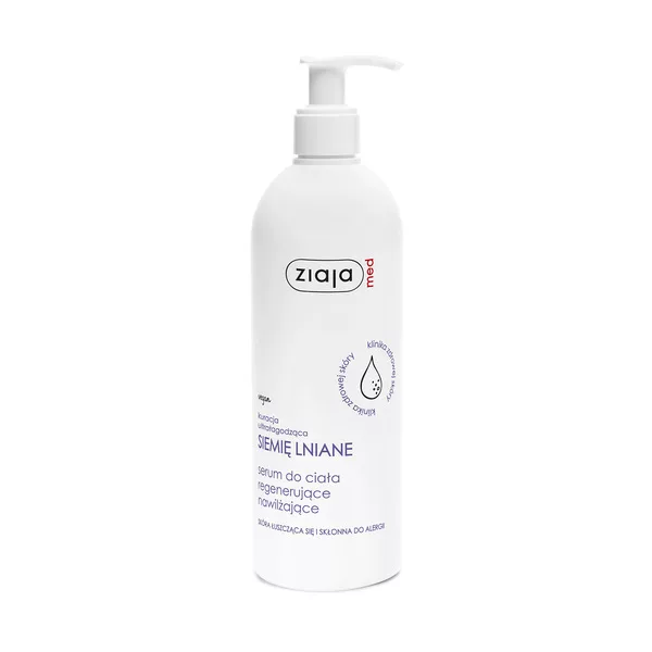 Ziaja Med Kuracja siemieniem lnianym, serum do ciała, 400ml