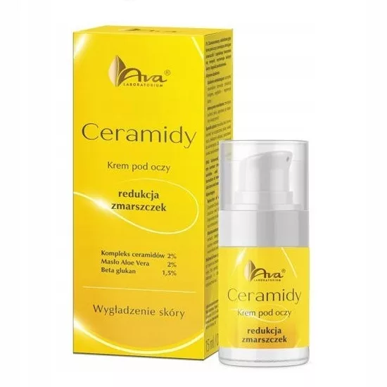 Ava Laboratorium Ceramidy krem pod oczy redukcja zmarszczek 15ml