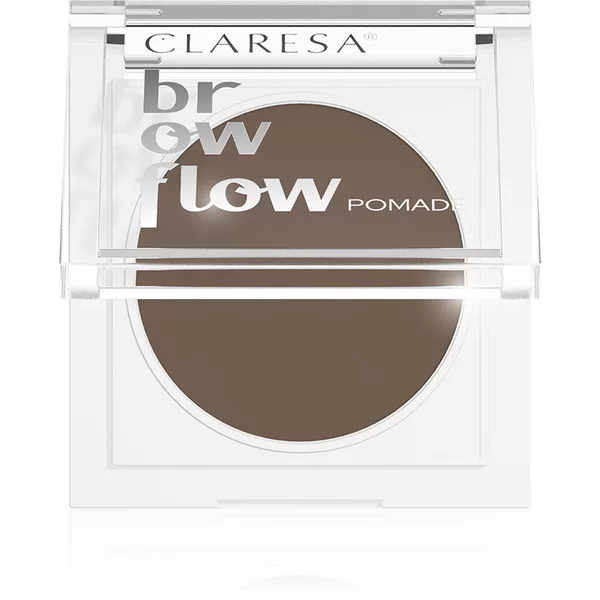 Claresa, Puszysta pomada do brwi BROW FLOW 01 TAUPE BLONDE 4 g