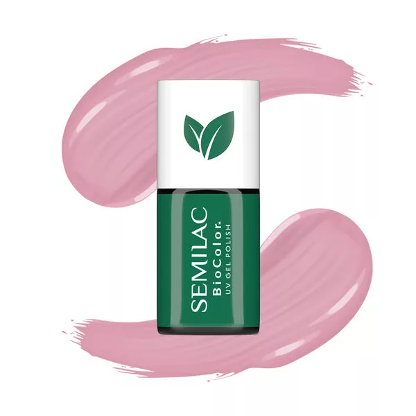 Semilac Bio Color, 713 Pink Wildflowers, lakier hybrydowy, 7ml