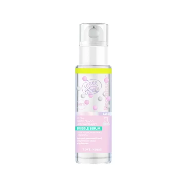 BodyBoom FaceBoom Boombastic Lab Bubble, serum ultra nawilżająco-rozświetlające, 30ml