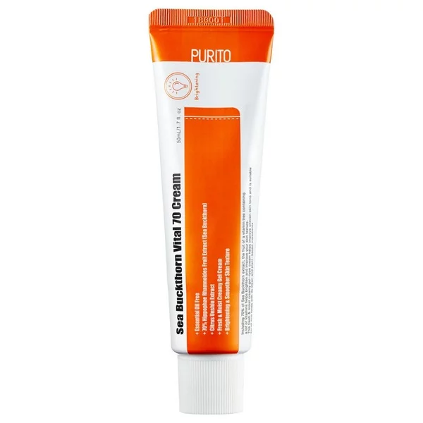 Purito Sea Buckthorn Vital 70 Cream rewitalizujący krem-żel na bazie ekstraktu z rokitnika 50ml