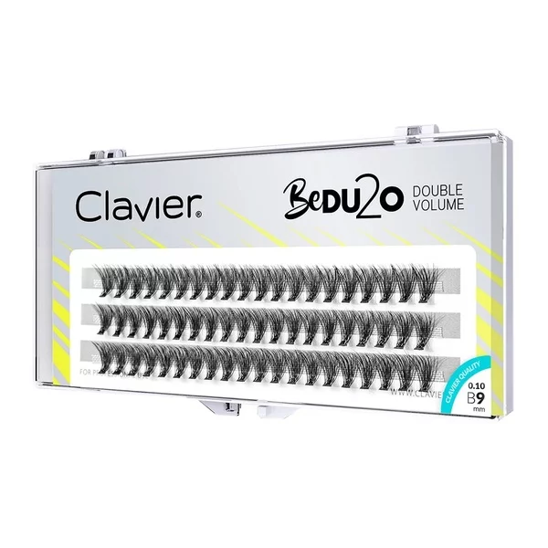 Clavier BeDU2O Double Volume kępki rzęs 9mm