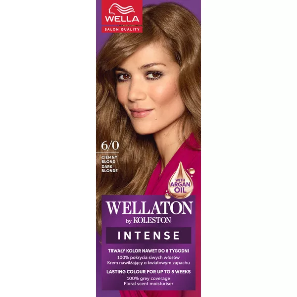 Wella Wellaton by Koleston, farba do włosów, Ciemny Blond, 6/0, 100ml