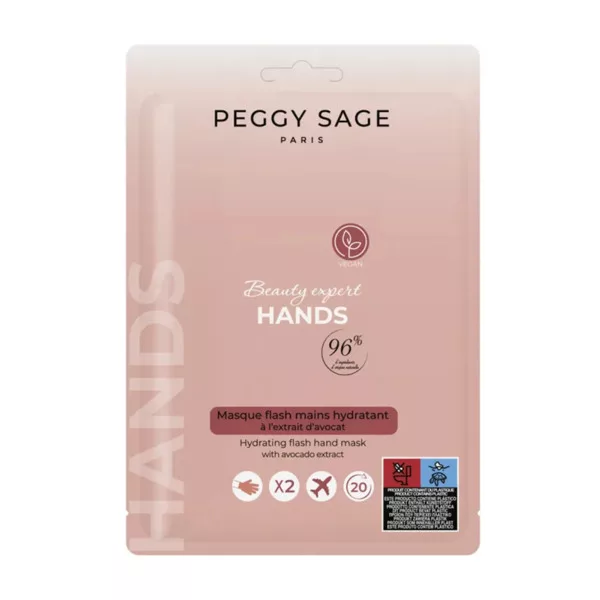 Peggy Sage Flash, nawilżające rękawiczki do dłoni, 16ml