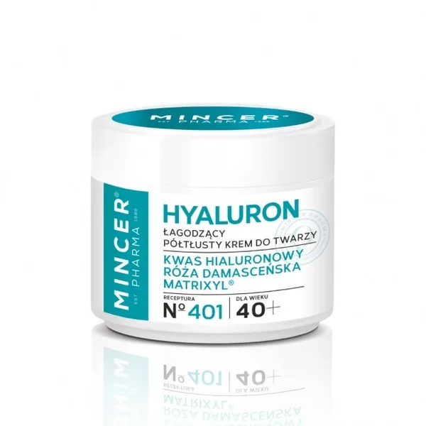 Mincer Pharma Hyaluron łagodzący krem do twarzy No.401 50ml